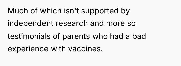 Much of which isn't supported by independent research and more...