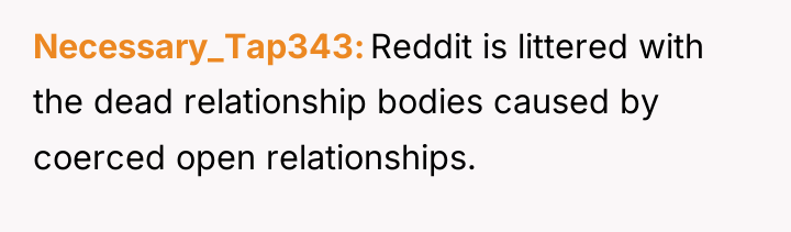 Necessary_Tap343 Reddit is littered with the dead relationship bodies caused...