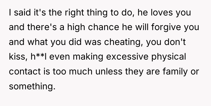 I said it's the right thing to do, he loves...