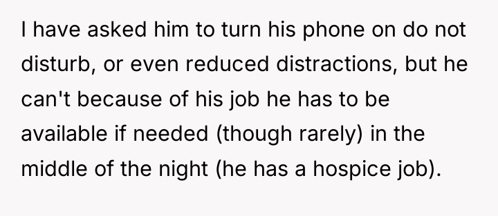 I have asked him to turn his phone on do...