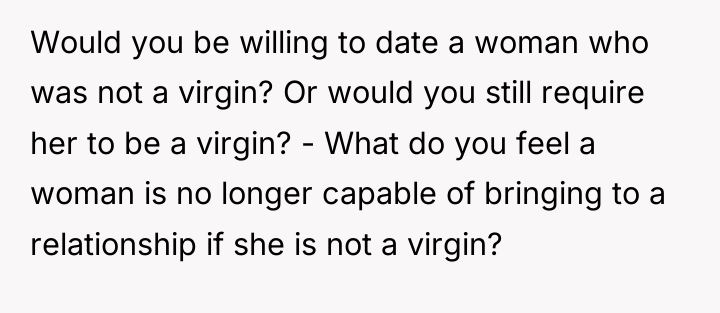 Would you be willing to date a woman who was...