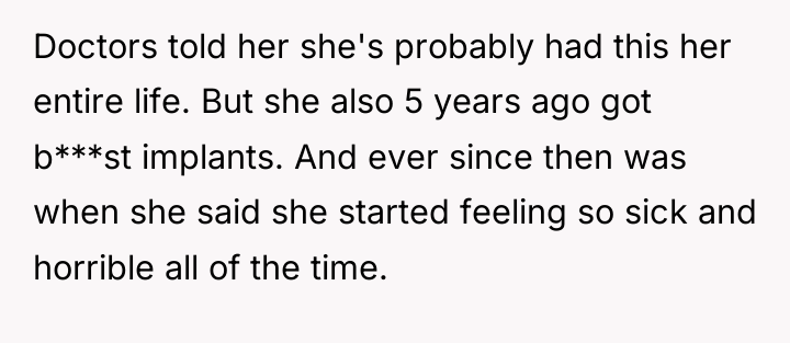 Doctors told her she's probably had this her entire life....