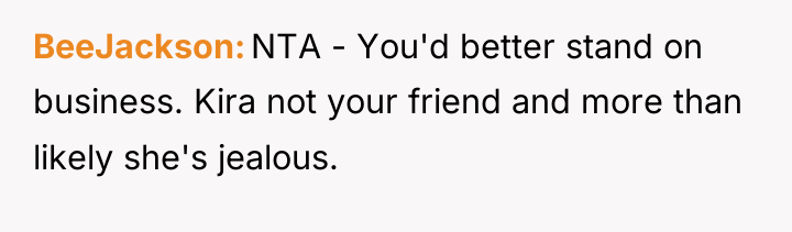 BeeJackson NTA - You'd better stand on business. Kira not...