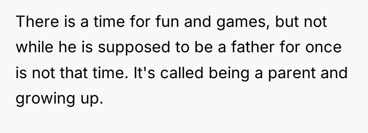 There is a time for fun and games, but not...