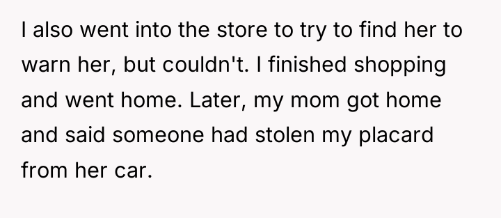 I also went into the store to try to find...
