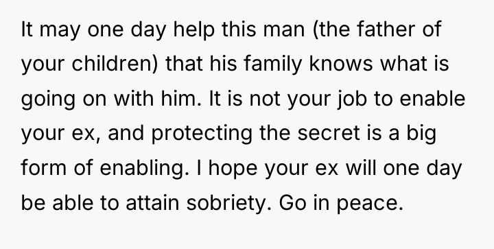 It may one day help this man (the father of...