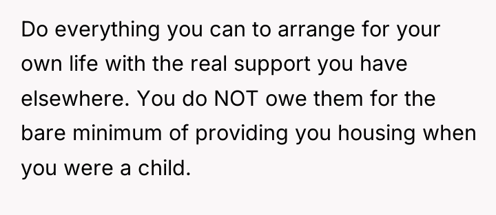 Do everything you can to arrange for your own life...