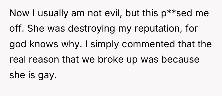 Now I usually am not evil, but this p**sed me...