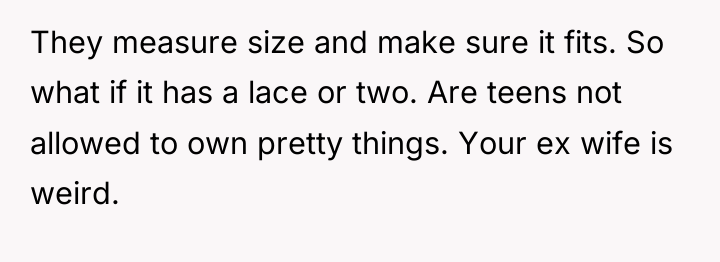 They measure size and make sure it fits. So what...