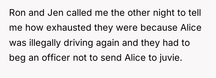 Ron and Jen called me the other night to tell...