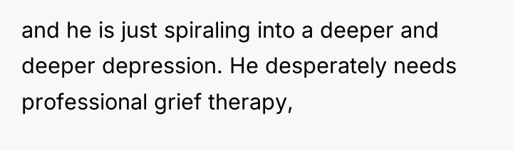 and he is just spiraling into a deeper and deeper...
