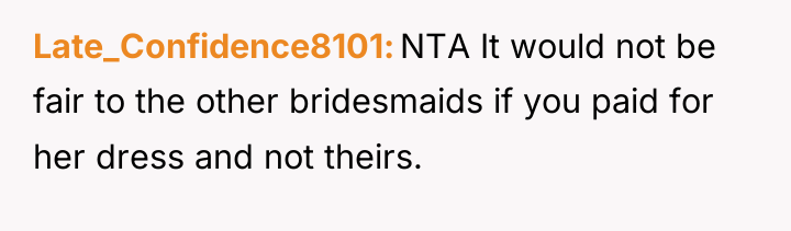 Late_Confidence8101 NTA It would not be fair to the other...