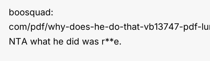 boosquad com/pdf/why-does-he-do-that-vb13747-pdf-lundy-bancroft: NTA what he did was r**e.