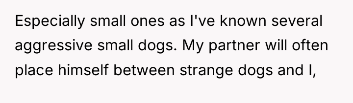 Especially small ones as I've known several aggressive small dogs....