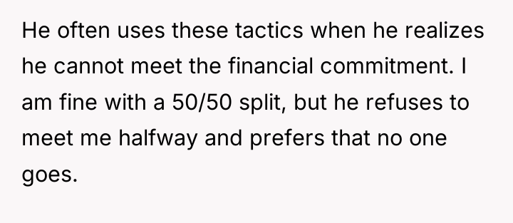He often uses these tactics when he realizes he cannot...
