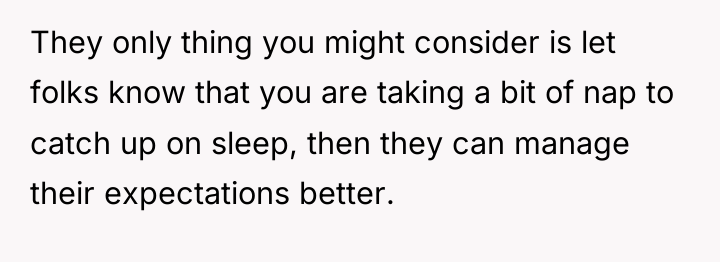They only thing you might consider is let folks know...