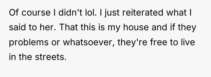 Of course I didn't lol. I just reiterated what I...