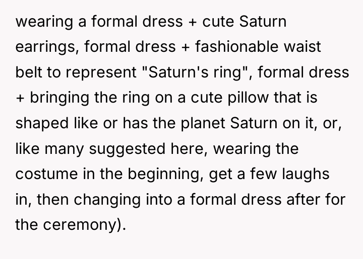 wearing a formal dress + cute Saturn earrings, formal dress...