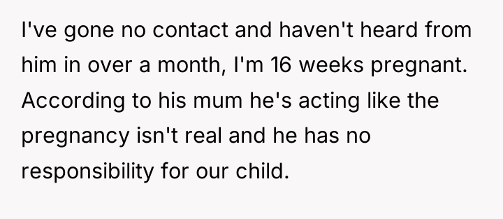 I've gone no contact and haven't heard from him in...