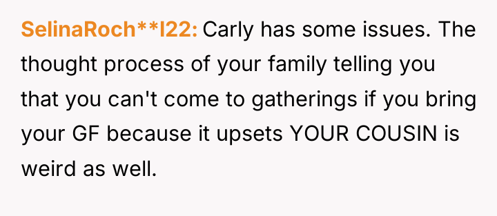 SelinaRoch**l22 Carly has some issues. The thought process of your...