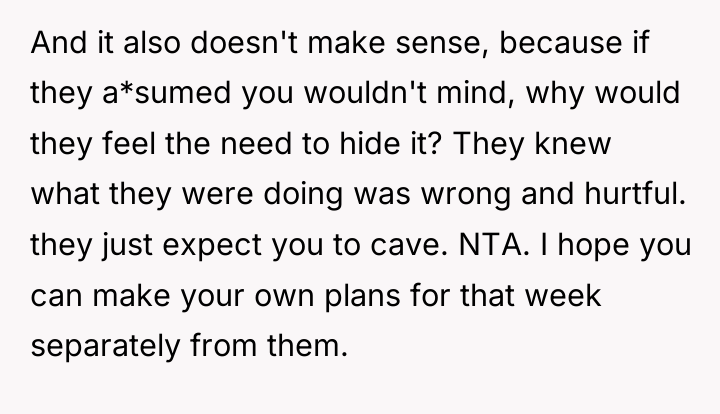 And it also doesn't make sense, because if they a*sumed...