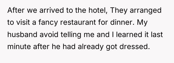 After we arrived to the hotel, They arranged to visit...