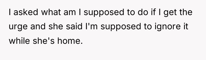 I asked what am I supposed to do if I...
