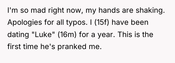 I'm so mad right now, my hands are shaking. Apologies...