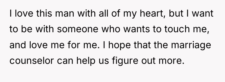 I love this man with all of my heart, but...