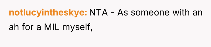 notlucyintheskye NTA - As someone with an ah for a...