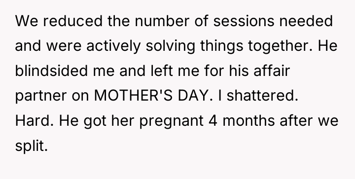We reduced the number of sessions needed and were actively...