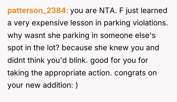 patterson_2384 you are NTA. F just learned a very expensive...
