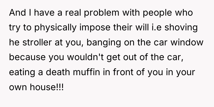 And I have a real problem with people who try...