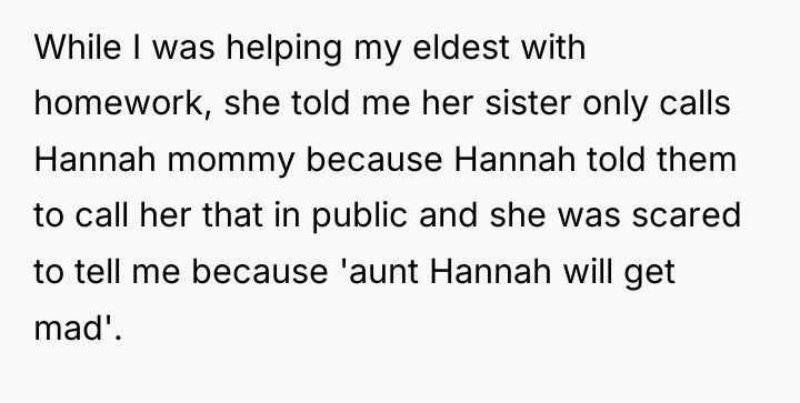While I was helping my eldest with homework, she told...