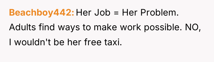 Beachboy442 Her Job = Her Problem. Adults find ways to...