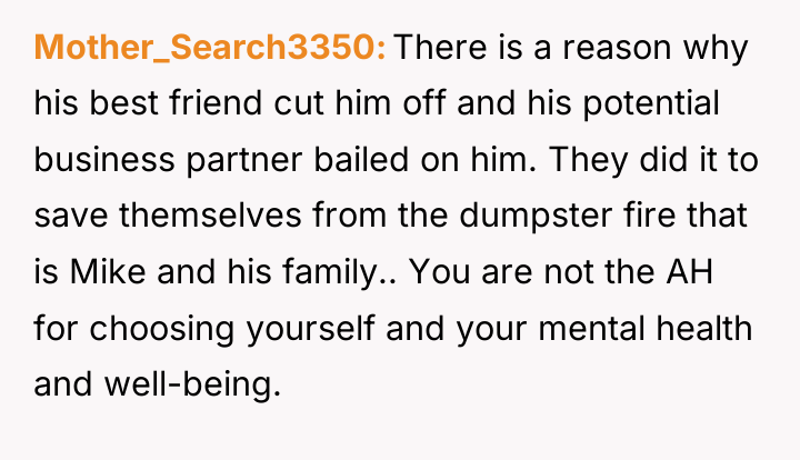 Mother_Search3350 There is a reason why his best friend cut...