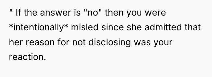 " If the answer is "no" then you were *intentionally*...