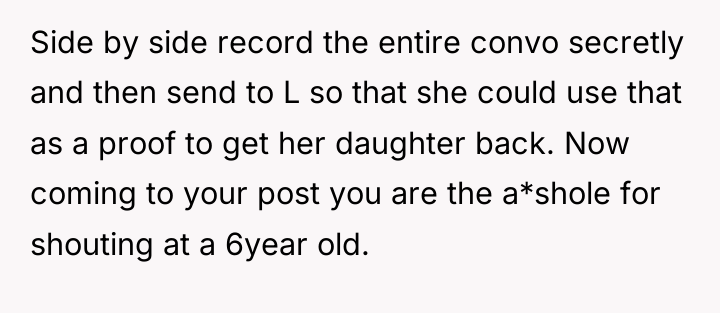 Side by side record the entire convo secretly and then...