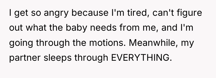 I get so angry because I'm tired, can't figure out...