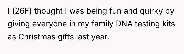 I (26F) thought I was being fun and quirky by...