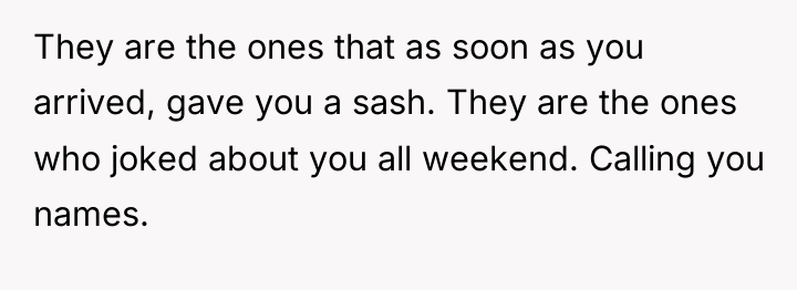 They are the ones that as soon as you arrived,...