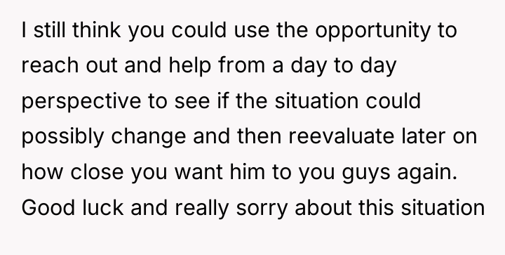 I still think you could use the opportunity to reach...