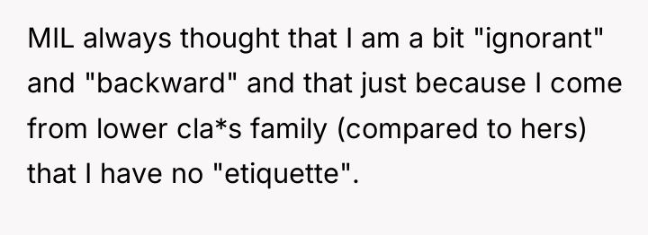 MIL always thought that I am a bit "ignorant" and...