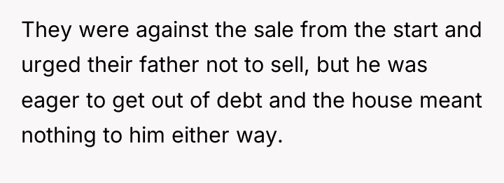 They were against the sale from the start and urged...