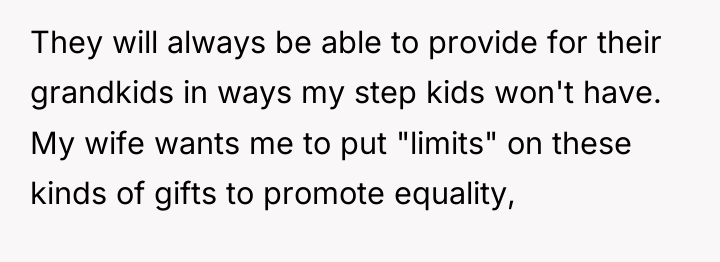 They will always be able to provide for their grandkids...