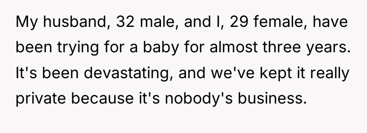 My husband, 32 male, and I, 29 female, have been...