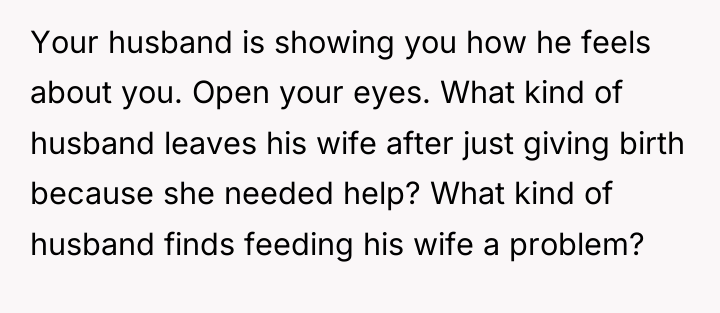 Your husband is showing you how he feels about you....