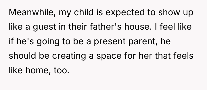 Meanwhile, my child is expected to show up like a...