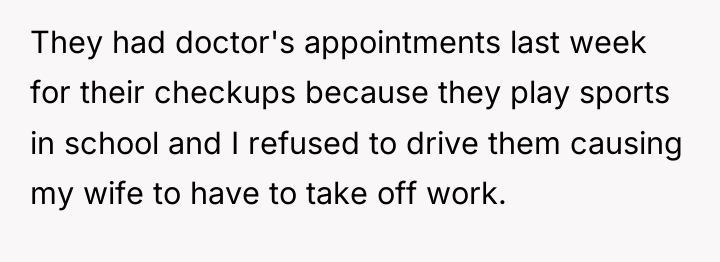 They had doctor's appointments last week for their checkups because...