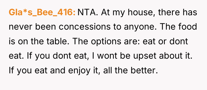 Gla*s_Bee_416 NTA. At my house, there has never been concessions...